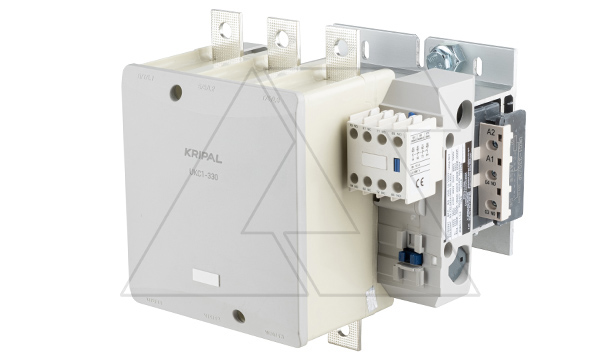 Купить Контактор UKC1-330-22-400AC, 3P, 330A(AC-3), 400A(AC-1), 200kW(400VAC), Uк=380-450VAC, 2NO+2NC Kripal фото