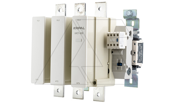 Купить Контактор UKC1-630-22-230AC, 3P, 630A(AC-3), 1000A(AC-1), 400kW(400VAC), Uк=220-240VAC, 2NO+2NC Kripal фото