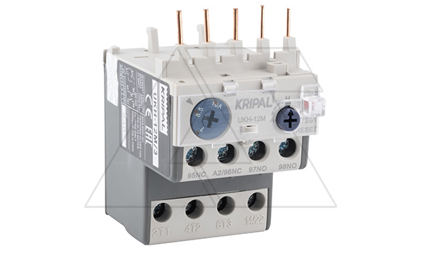Купить Реле тепловой перегрузки UKH-12M, It=7_10A, 1NO+1NC, CLASS 10A, прямой монтаж для UKC(D)-6_16M Kripal фото